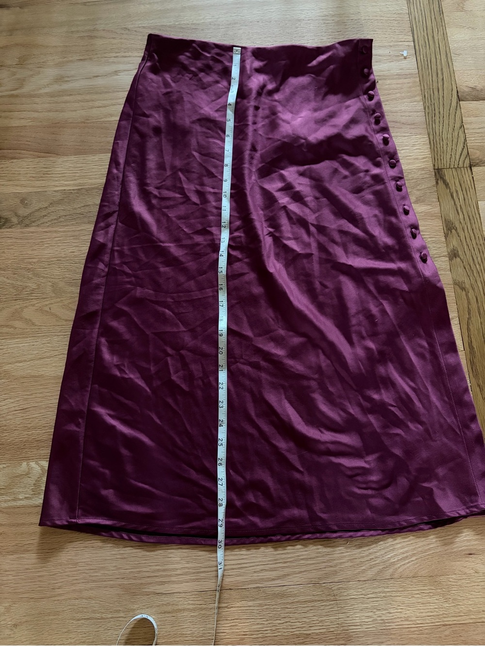 Forever 21 satin midi skirt